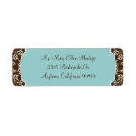 AnnaLiese Damask - Blue Matching  Labels