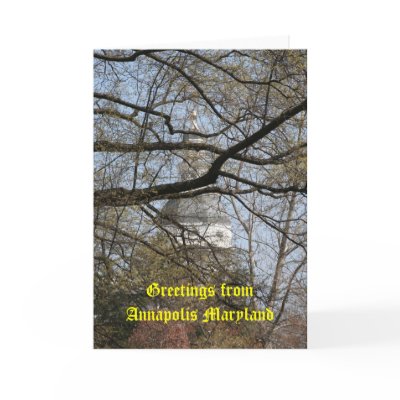 Annapolis Greetings Card by phipix