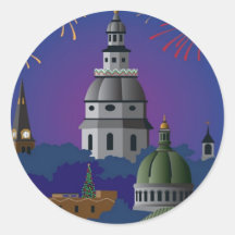 Annapolis Holiday Stickers