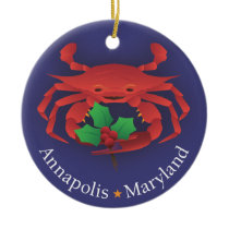 Annapolis Maryland Christmas Ornament