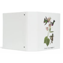 Anna's Hummingbird, James Audubon Vinyl Binders