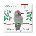 Anna's Hummingbird magnets by Perlyyyy Anna's Hummingbird magnets