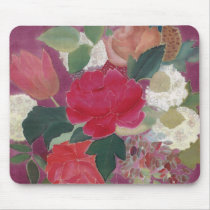 Anna's rose mousepad mousepads