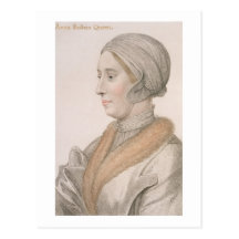 Anne Boleyn (1507-36) engraved by Francesco Bartol Post Cards
