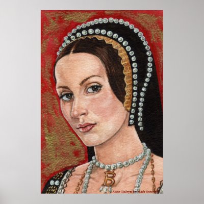 Anne Boleyn Poster by marksatchwillart