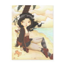 Anne - fairy pirate fantasy post card