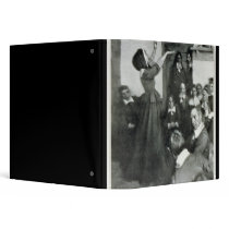 Anne Hutchinson Preaching in her House in Boston Vinyl Binders