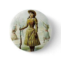 Anne Oakley Pinback Buttons