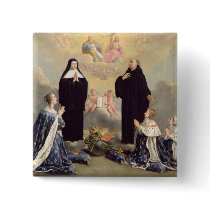 Anne of Austria  and her Children Pinback Buttons