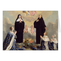 Anne of Austria  and her Children Greeting Cards