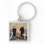 Anne of Austria  and her Children Key Chain