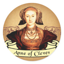 Anne of Cleves Classic Round Sticker