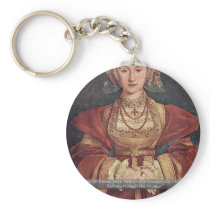 Anne Of Cleves. Hans Holbein The Younger Keychains