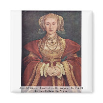 Anne Of Cleves. Hans Holbein The Younger Refrigerator Magnets