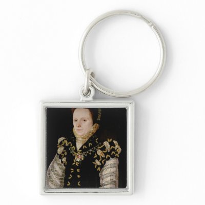 Anne Russell, Countess of Warwick , c.1565 Key Chain by bridgemanart
