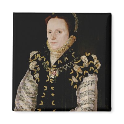 Anne Russell, Countess of Warwick , c.1565 Refrigerator Magnet by bridgemanart
