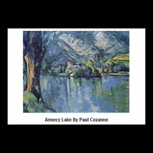 Annecy Lake By Paul Cezanne Posters