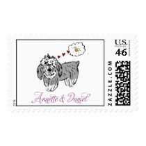Annette and David Puppy Stamp