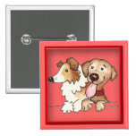 Annie and Hunter buttons