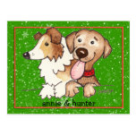 Annie and Hunter postcards