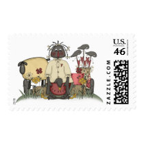 Annie Doll Sheep & Crows Stamps