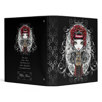 "Annie" Gothic Victorian Couture Fairy Binder by mykajelina