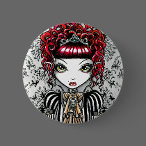 Annie Gothic Victorian Fae Button