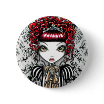 Annie Gothic Victorian Fae Button