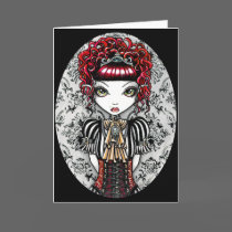 Annie Gothic Victorian Fae Card