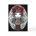 Annie Gothic Victorian Fae Card