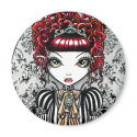 Annie Gothic Victorian Fae Magnet by mykajelina Annie Gothic Victorian Fae Magnet