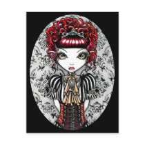 Annie Gothic Victorian Fae Postcard