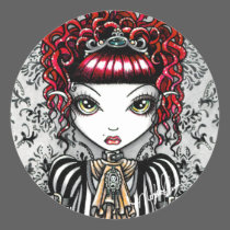 Annie Gothic Victorian Fae Sticker