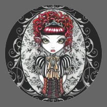 Annie Gothic Victorian Fae Stickers