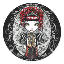 Annie Gothic Victorian Fae Stickers by mykajelina Annie Gothic Victorian Fae Stickers