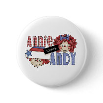 Annie Loves Andy Ragdoll buttons by toddlersplace Annie Loves Andy Ragdoll buttons