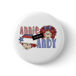 Annie Loves Andy Ragdoll buttons