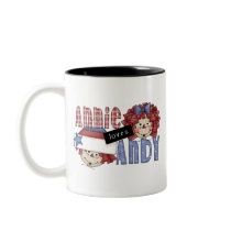 Annie Loves Andy Ragdoll Mugs