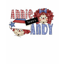 Annie Loves Andy Ragdoll t-shirts by toddlersplace Annie Loves Andy Ragdoll t-shirts