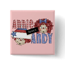 Annie Loves Andy Tshirts and Gifts Button
