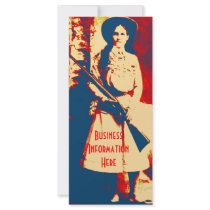 Annie Oakley 2012 Calendar Bookmark Rack Card