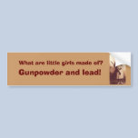 Annie Oakley Bumper Sticker bumper stickers