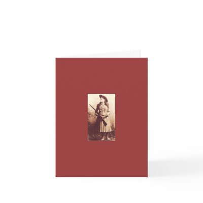 Annie Oakley Note Card by MadLizzy