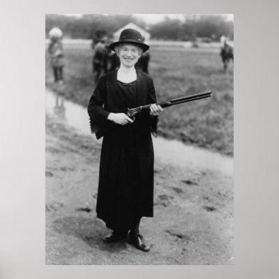 Annie Oakley Portrait Print by IsisoftheEast