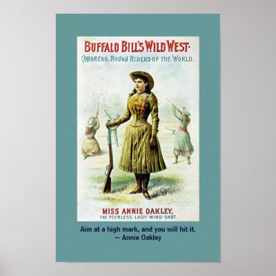 Annie Oakley Quotation Print by SleepyTown