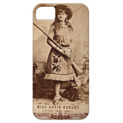 Annie Oakley Sepia iPhone 5 Case