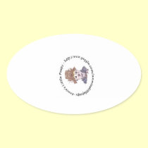 Annie's Little Peeps Logo stickers