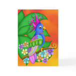 Annika Tropical Bird Greeting Card