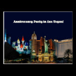 Anninversary Party in Las Vegas Postcard postcards