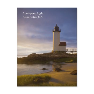 Annisquam Light Gloucester, MA Postcard
